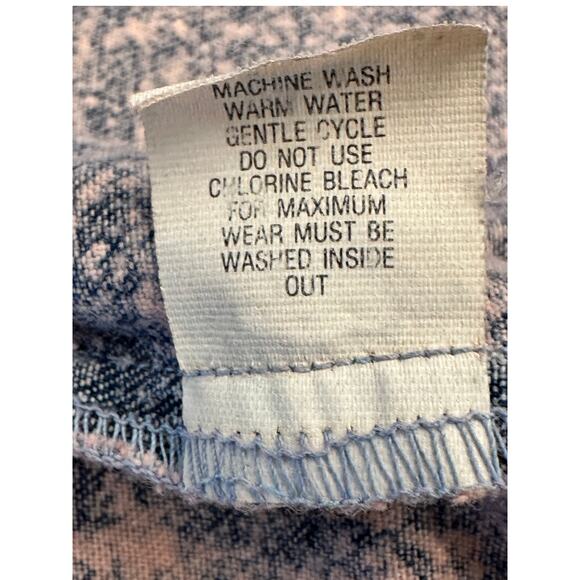 Designs USA Vintage Acid Washed Long Embellished Bejeweled Pink Denim Duster - Picture 16 of 16